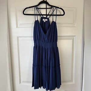 Jack by BB Dakota Deep Blue Strappy Mini Dress